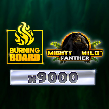 Mighty Wild: Panther Platinum Burning Board Scratchcard